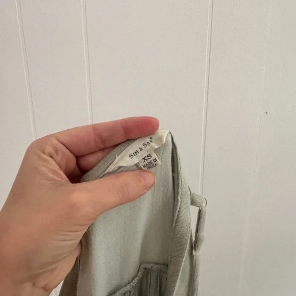 Beachy Sage Green Maxi Dress - Picture 3 of 4